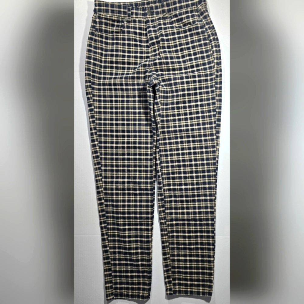 American Eagle Size 12 Plaid Stretch Tapered Pant In EXCELLENT CONDITION